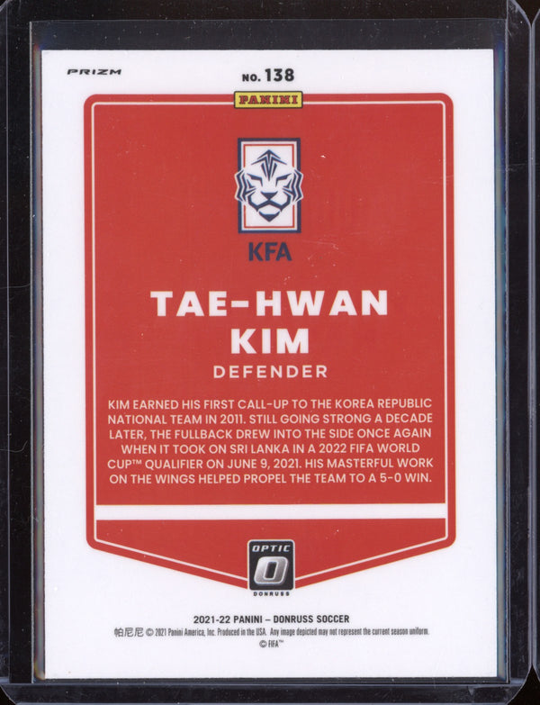 Tae-Hwan Kim 2021 Panini Donruss Soccer Holo RC