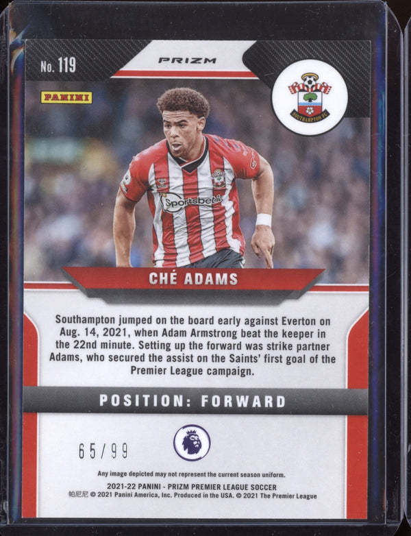 Che Adams 2021-22 Panini Prizm Premier League Purple 65/99