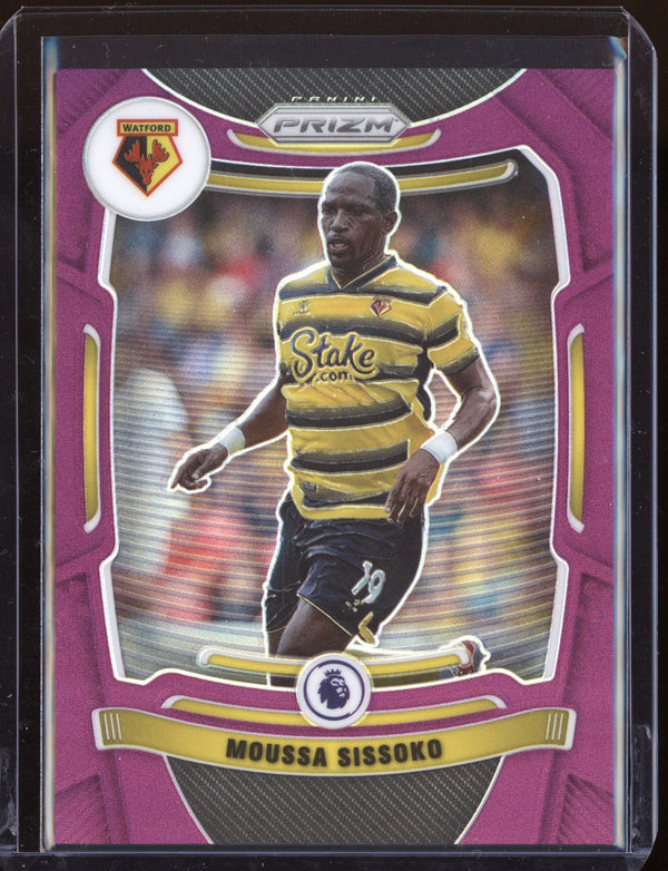 Moussa Sissoko 2021-22 Panini Prizm Premier League Purple 90/99