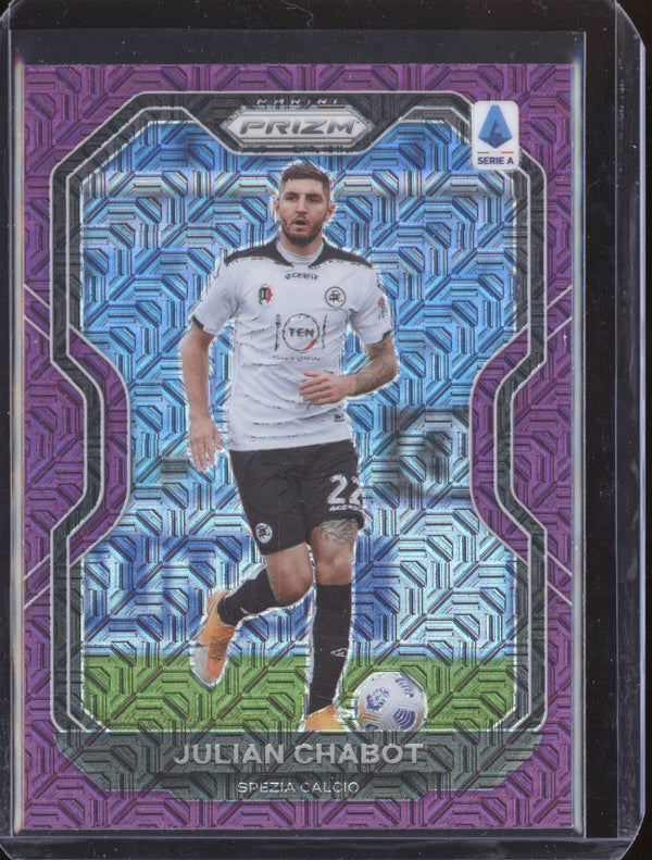 Julian Chabot 2020-21 Panini Chronicles Soccer 9 Prizm Purple Mojo