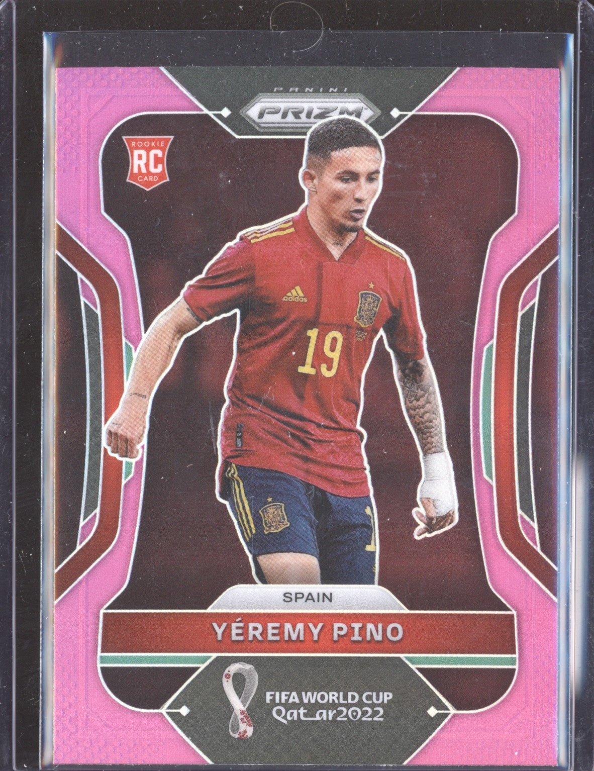 Yeremy Pino 2022 Panini Prizm World Cup 229 Pink RC