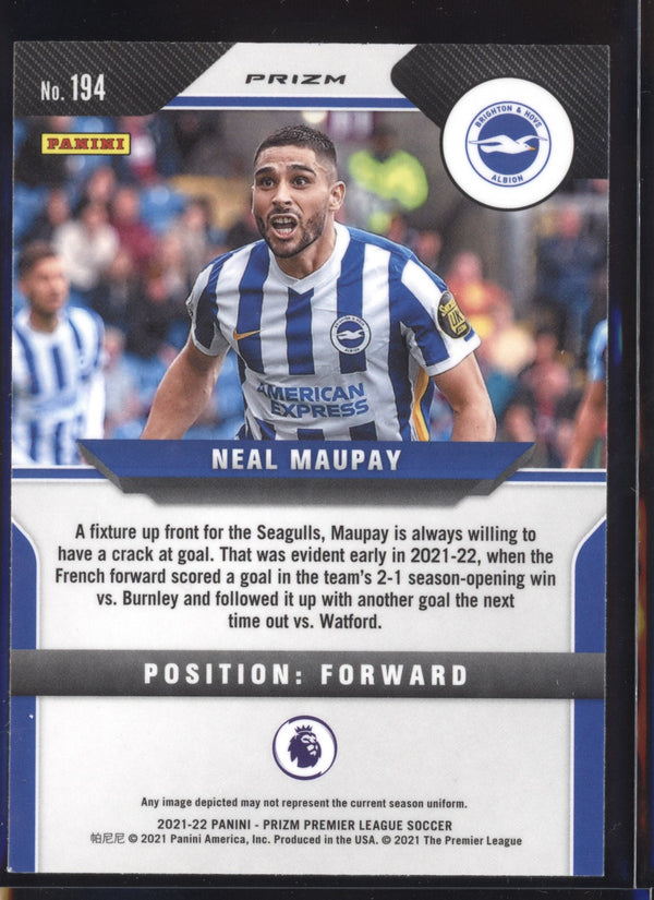 Neal Maupay 2021-22 Panini Prizm Premier League Multicolor