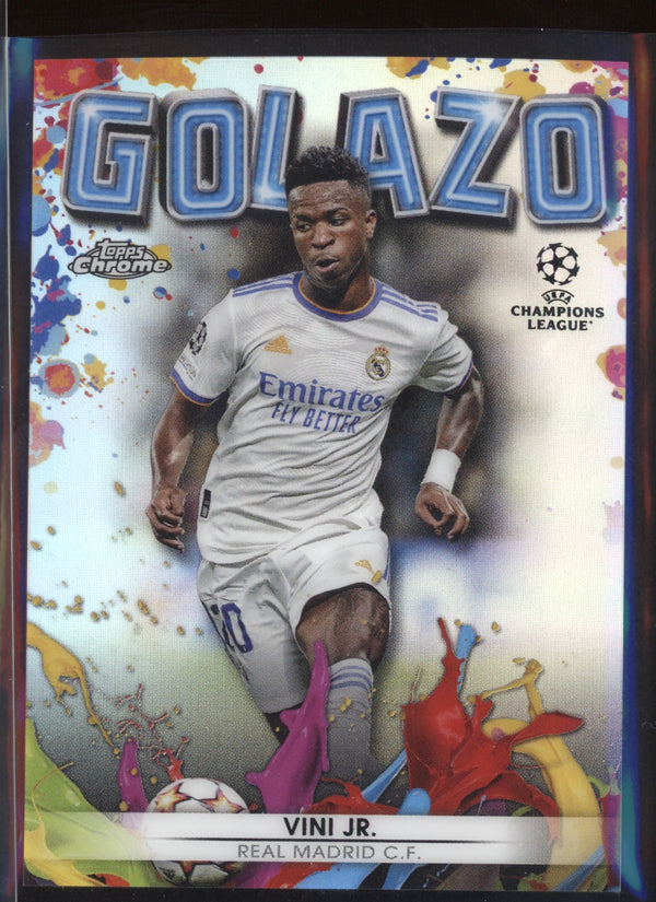 Vini Jr 2021/22 Topps Chrome UCL Golazo