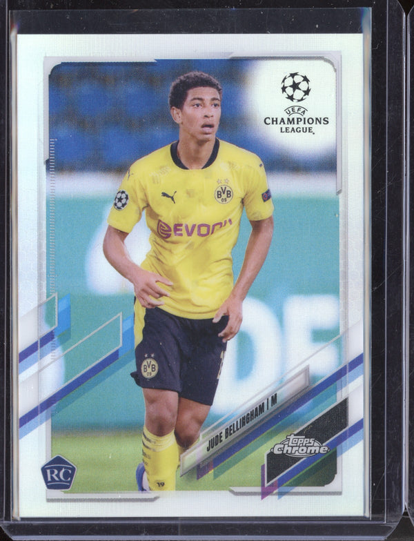 Jude Bellingham 2020-21 Topps Chrome UEFA CL Refractor RC