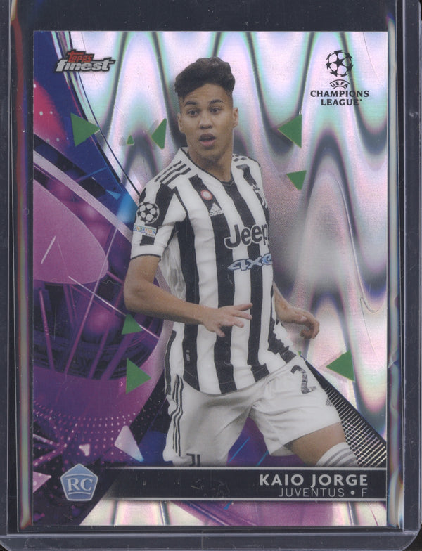 Kaio Jorge 2021-22 Topps Finest UCL 87 Raywave Refactor RC 98/199