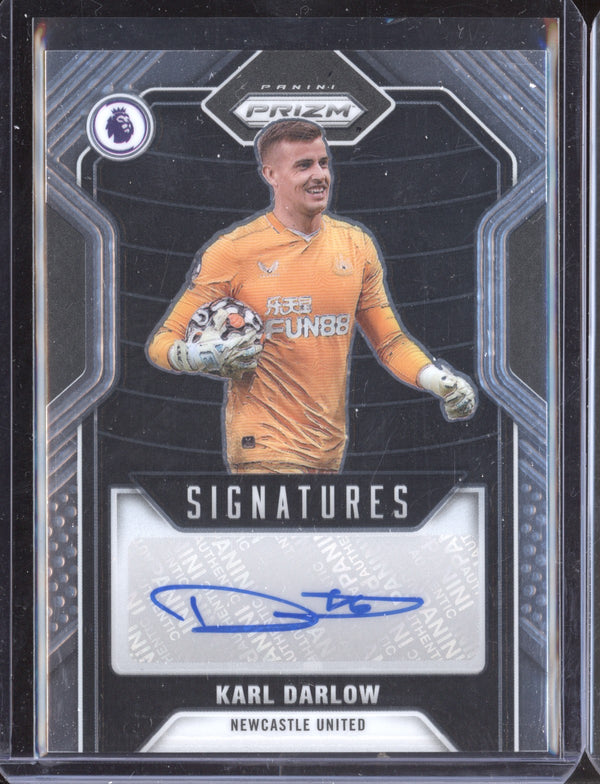 Karl Darlow 2021-22 Panini Prizm Premier League S-KDW Signatures