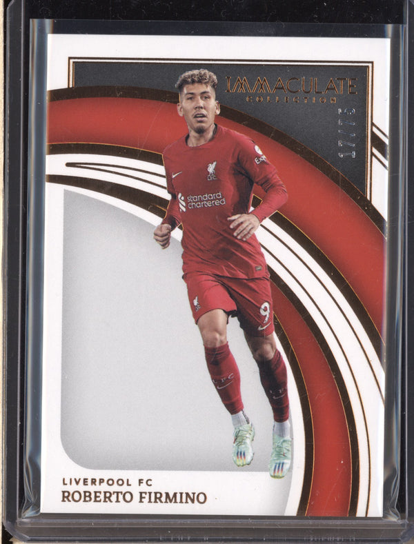 Roberto Firmino 2022-23 Panini Immaculate Soccer 124 17/75