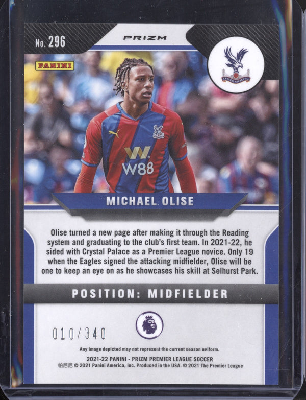 Michael Olise 2021/22 Panini Prizm Blue RC 10/340