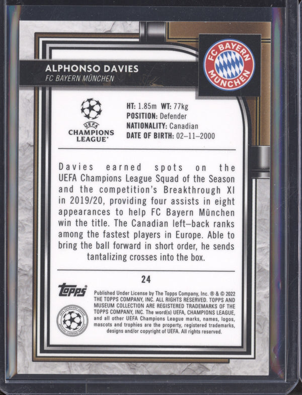 Alphonso Davies 2022 Toops Museum Collection 24