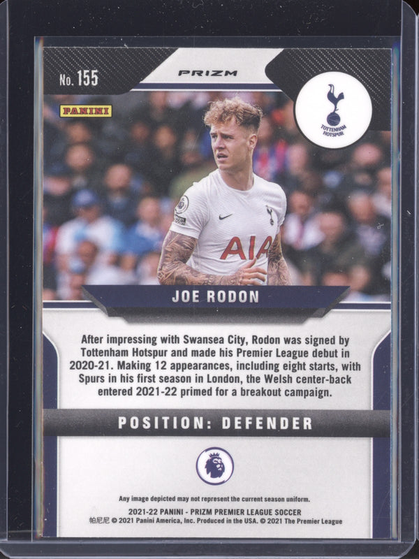 Joe Rodon 2021-22 Panini Prizm EPL 155 Purple Mojo RC