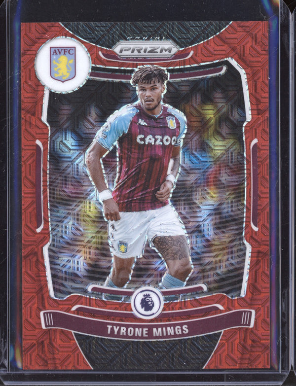 Tyrone Mings 2021-22 Panini Prizm Premier League Red Mojo 146/159