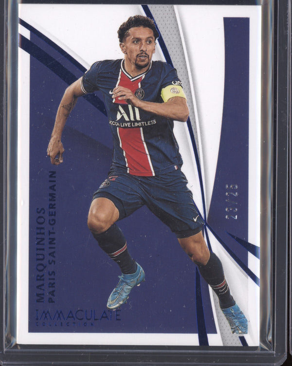 Marquinhos 2020-21 Panini Immaculate Sapphire  23/25