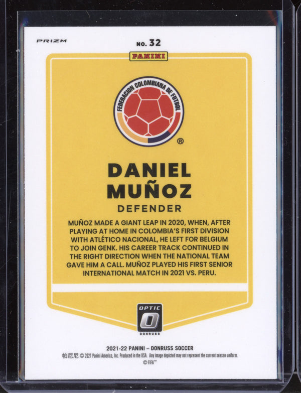 Daniel Munoz 2021 Panini Donruss Soccer Holo RC