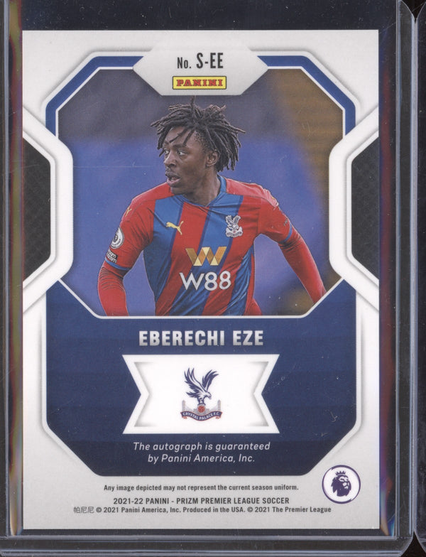 Eberechi Eze 2021-22 Panini Prizm Premier League S-EE Signatures