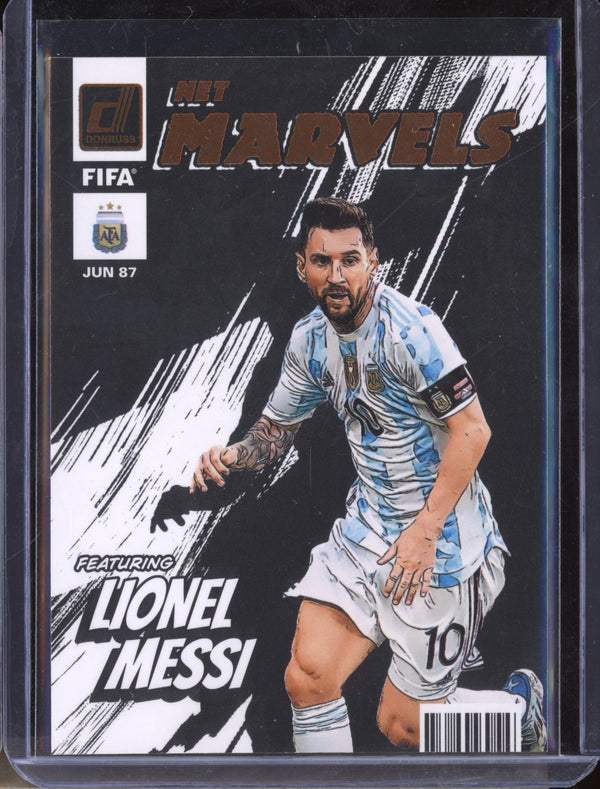 Lionel Messi 2022-23 Panini Donruss Soccer 210 Net Marvels