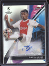 David Neres 2021-22 Topps Finest UCL BA-DN Auto