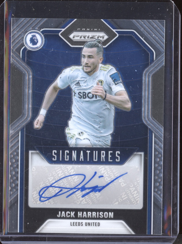 Jack Harrison 2021-22 Panini Prizm Premier League S-JHN Signatures