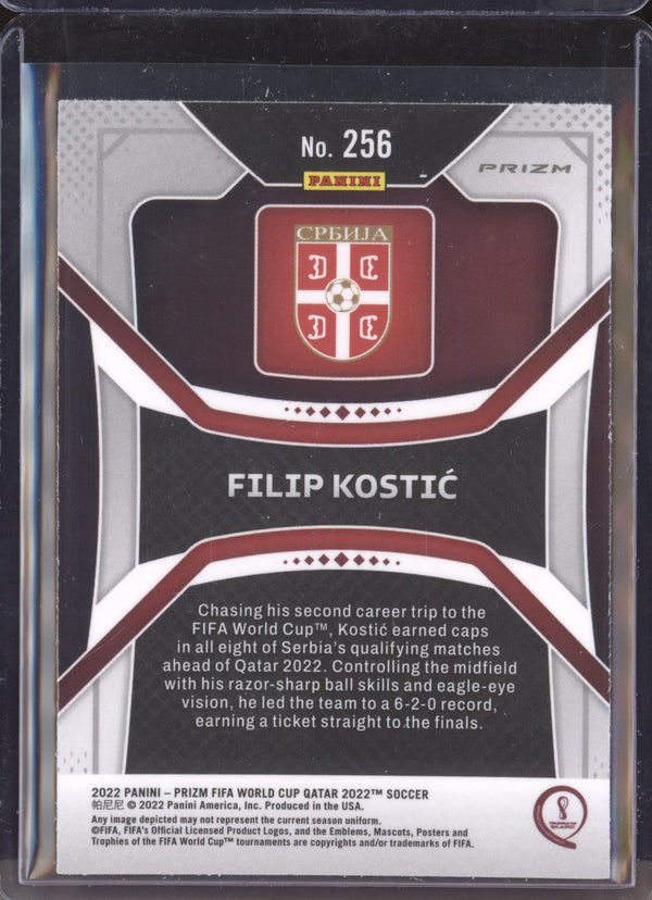 Filip Kostic 2022 Panini Prizm World Cup 256 Hyper