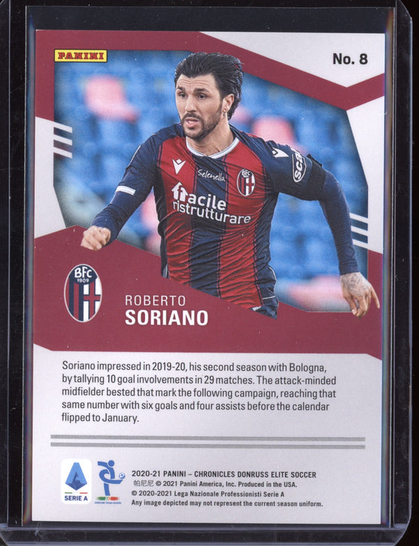 Roberto Soriano 2020/21 Panini Chronicles Elite Serie A Cracked Ice 17/23