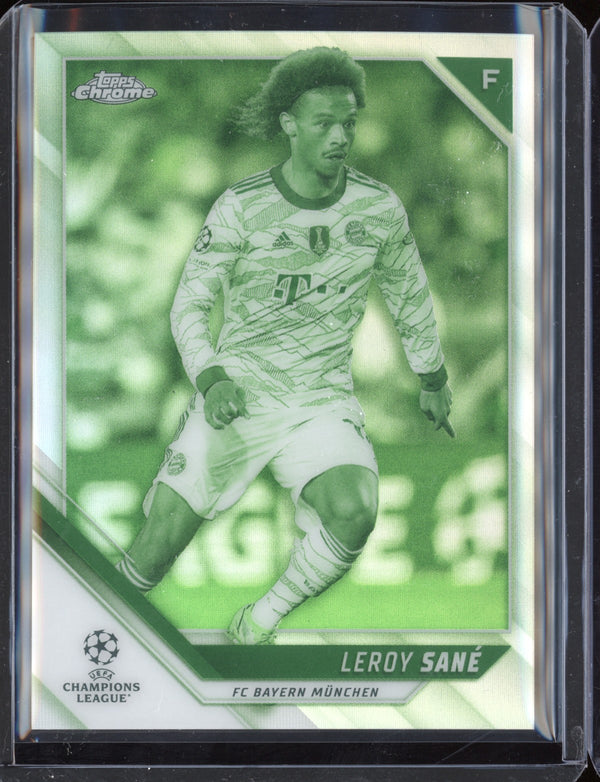 Leroy Sane 2021/22 Topps Chrome UEFA CL Night Vision 221/225