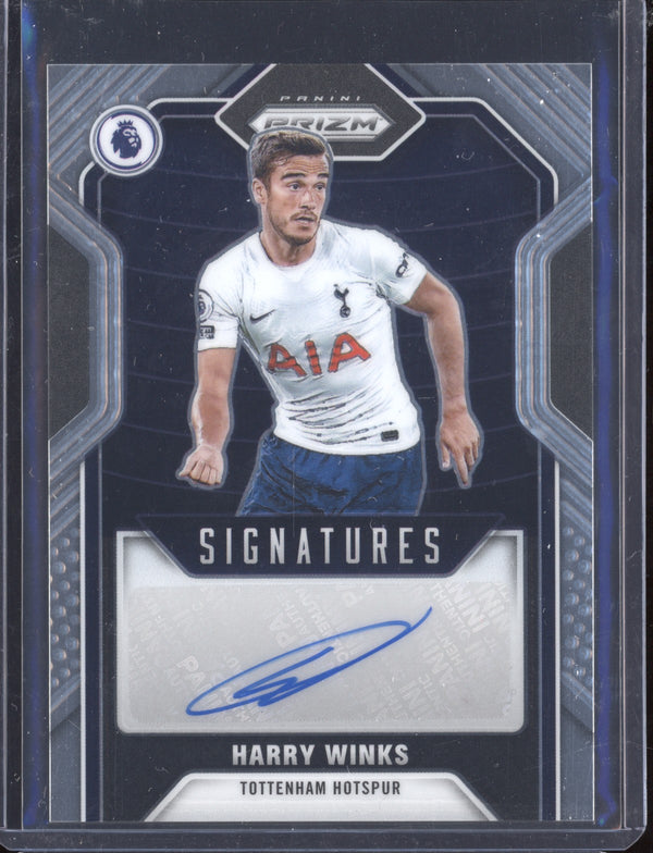 Harry Winks 2021-22 Panini Prizm Premier League S-HW Signatures