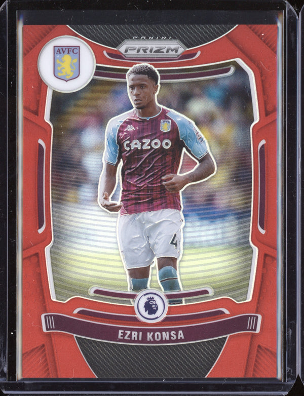 Ezri Konsa 2021-22 Panini Prizm Premier League Red 131/199