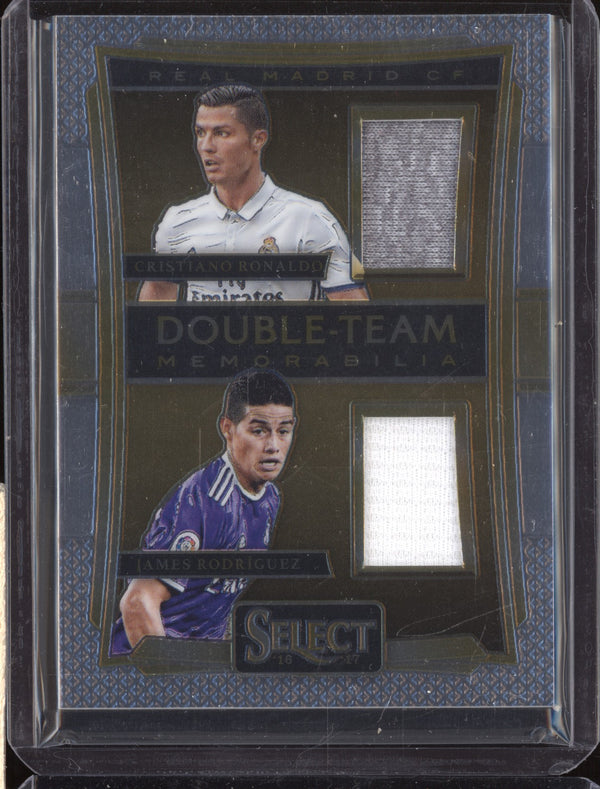 Cristiano Ronaldo James Rodriguez 2016 Panini Select Soccer Double-Team Jersey