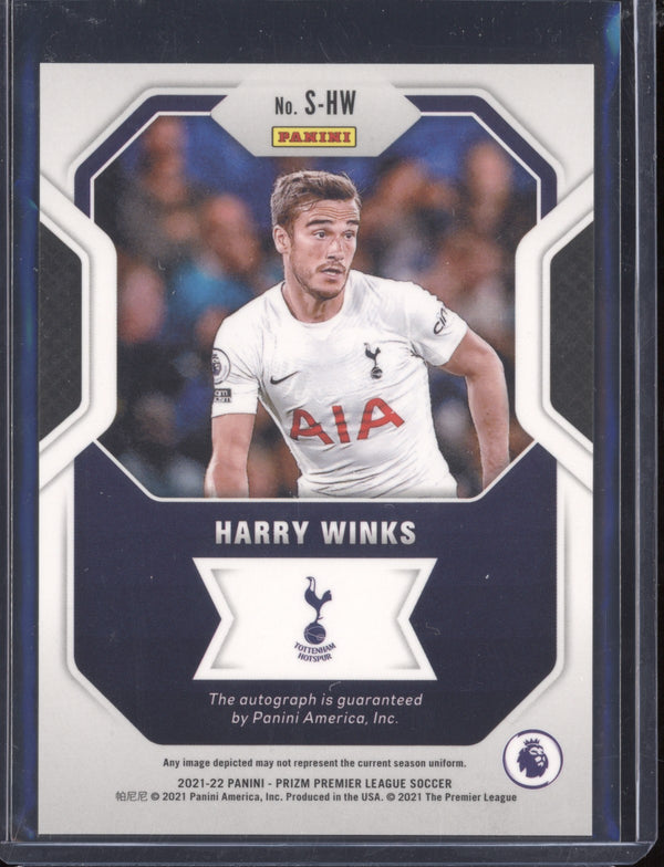 Harry Winks 2021-22 Panini Prizm Premier League S-HW Signatures