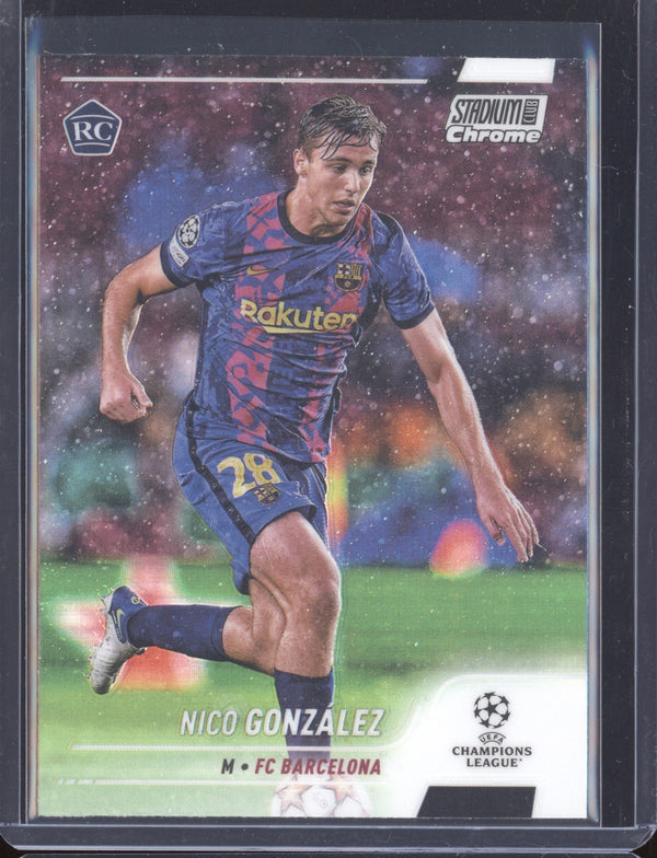 Nico Gonzalez 2021-22 Topps Stadium Club Chrome UCL 28 Refractor