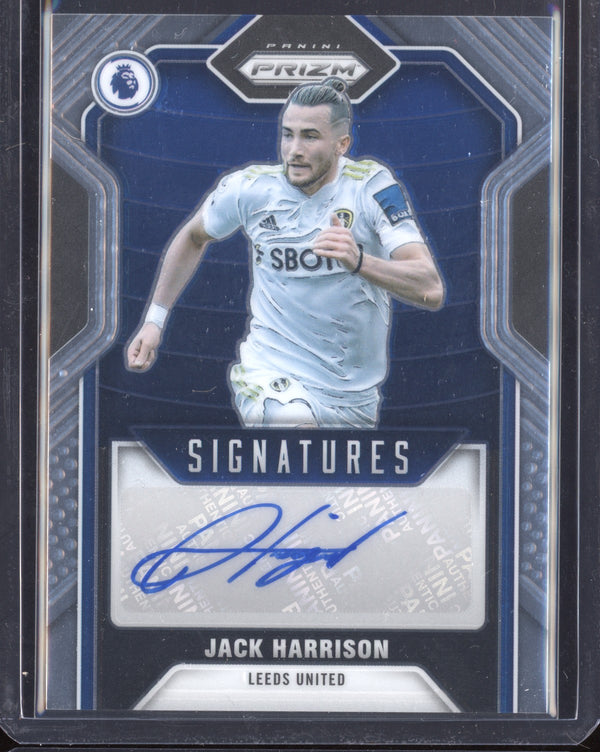 Jack Harrison 2021-22 Panini Prizm Premier League Signatures