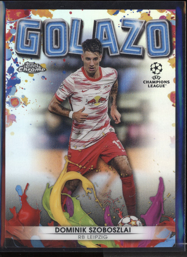 Dominik Szoboszlai 2021/22 Topps Chrome UCL Golazo