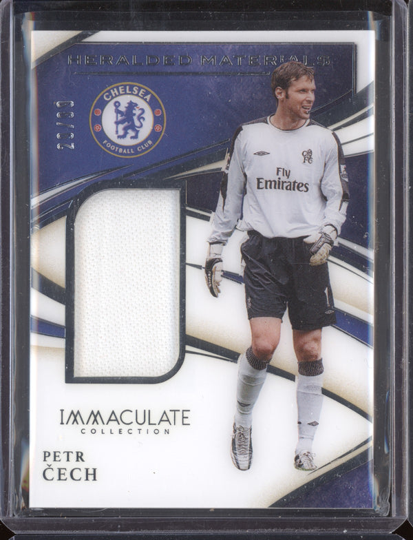 Petr Cech 2020 Panini Immaculate Soccer HM-PC Heralded Materials 29/99