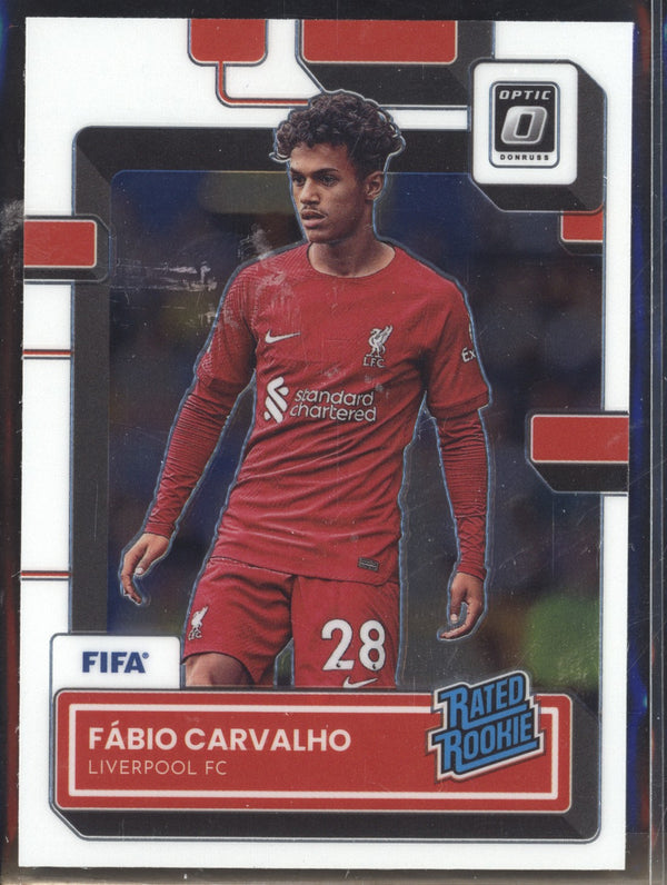 Fabio Carvalho 2022-23 Panini Donruss Soccer 185 Optic Rated Rookie RC