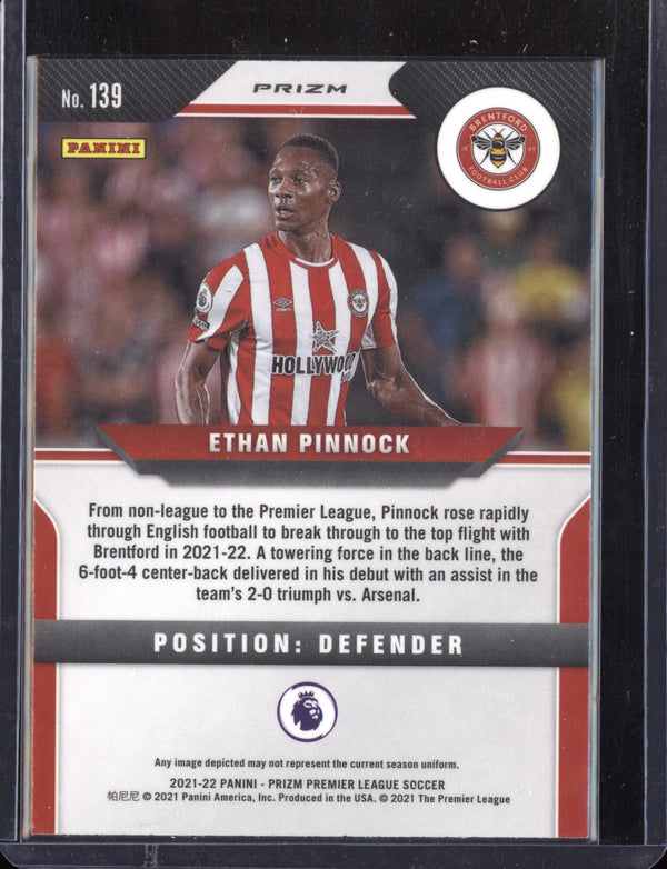 Ethan Pinnock 2021-22 Panini Prizm Premier League Silver Prizm