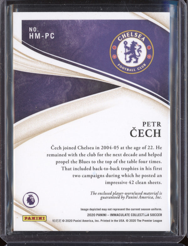 Petr Cech 2020 Panini Immaculate Soccer HM-PC Heralded Materials 29/99