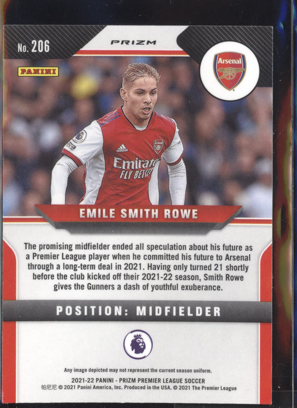 Emile Smith Rowe 2021-22 Panini Prizm Premier League Hyper