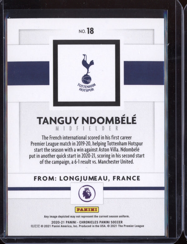 Tanguy Ndombele 2020/21 Panini Chronicles Panini Premier League Blue 98/99