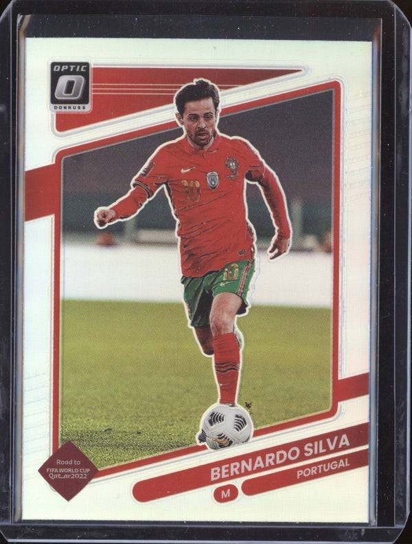 Bernardo Silva 2021-22 Panini Donruss Road to Qatar 121 Holo