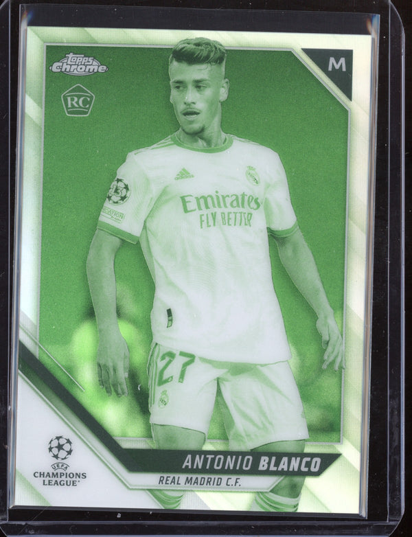 Antonio Blanco 2021/22 Topps Chrome UEFA Champions League Night Vision RC 26/225