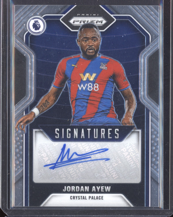 Jordan Ayew 2021-22 Panini Prizm Premier League Signatures