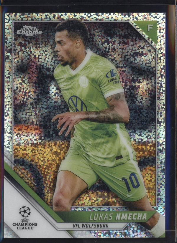 Lukas Nmecha 2021/22 Topps Chrome UEFA Champions League Speckle