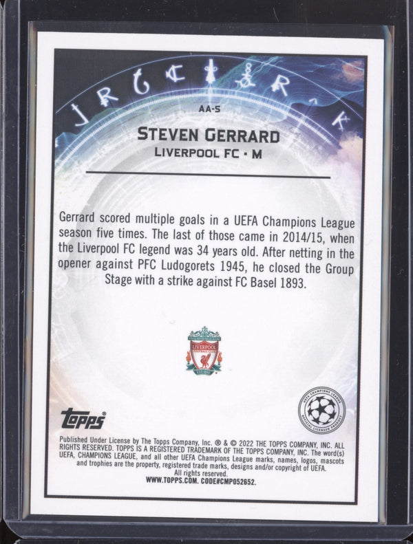 Steven Gerrard 2022 Toops Merlin AA-5 Ageless Alchemy