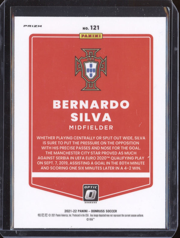 Bernardo Silva 2021-22 Panini Donruss Road to Qatar 121 Holo