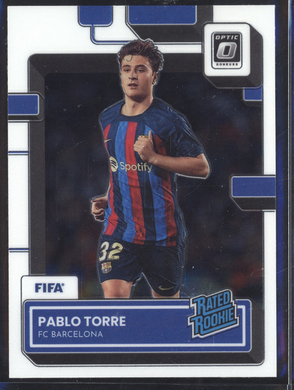 Pablo Torre 2022-23 Panini Donruss Soccer 190 Optic Rated Rookie RC