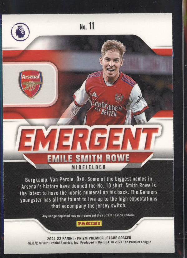 Emile Smith Rowe 2021-2022 Panini Prizm Premier League Emergent