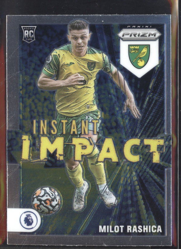 Milot Raschica 2021-2022 Panini Prizm Premier League Instant Impact RC