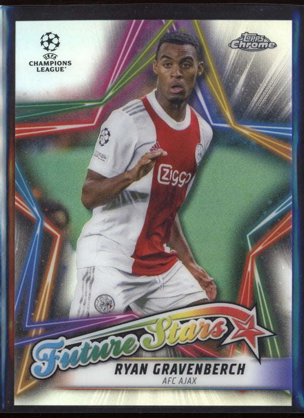 Ryan Gravenberch 2021/22 Topps Chrome UCL Future Stars