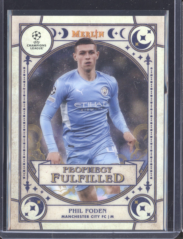 Phil Foden 2022 Toops Merlin PF-2 Prophecy Fulfilled