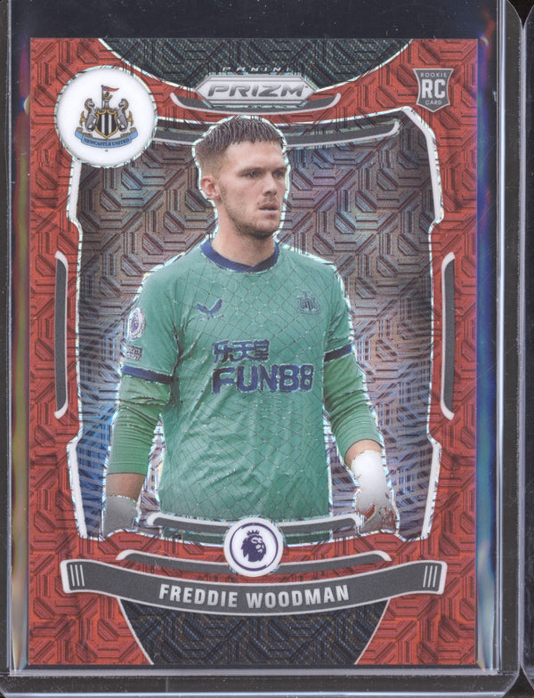 Freddie Woodman 2021-22 Panini Prizm PL 31 Red Mojo RC 153/159