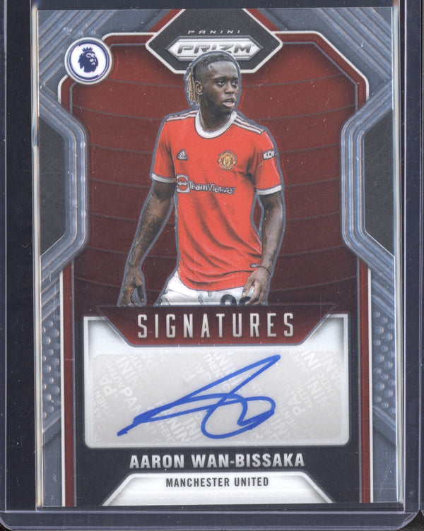 Aaron Wan-Bissaka 2021-22 Panini Prizm Premier League Signatures